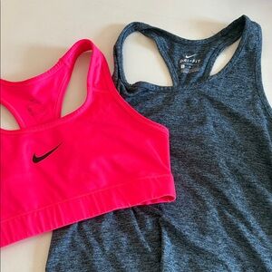Nike Dri-Fit BUNDLE tank & sports bra